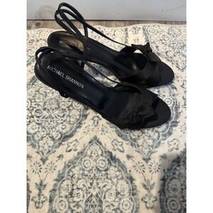 Michael Shannon Drake Sling back mid Heels W Dust Cover 11